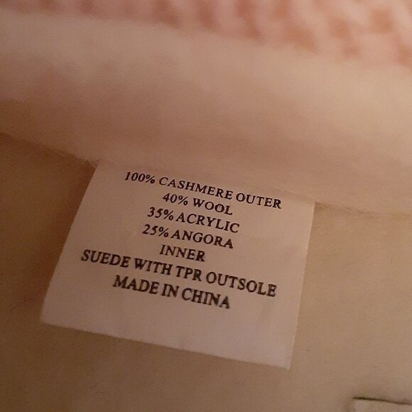 Neiman Marcus Cashmere Slippers - Picture 11 of 13